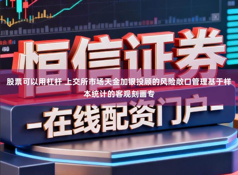 股票可以用杠杆 上交所市场天金加银投顾的风险敞口管理基于样本统计的客观刻画专